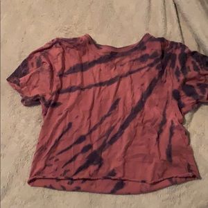 Tie die crop top size large